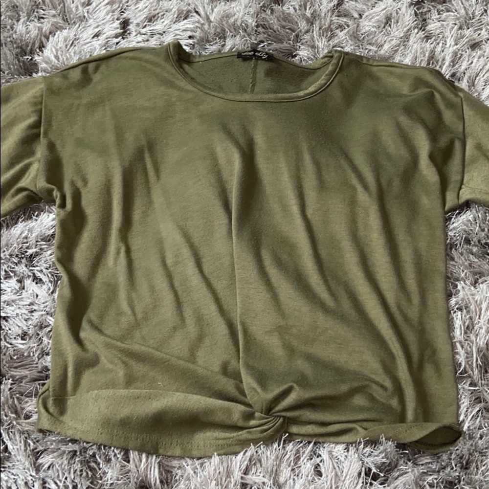 Olive tee shirt